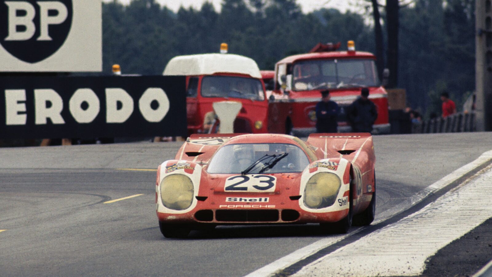 Porsche at Le Mans came in 1970, with Hans Herrmann